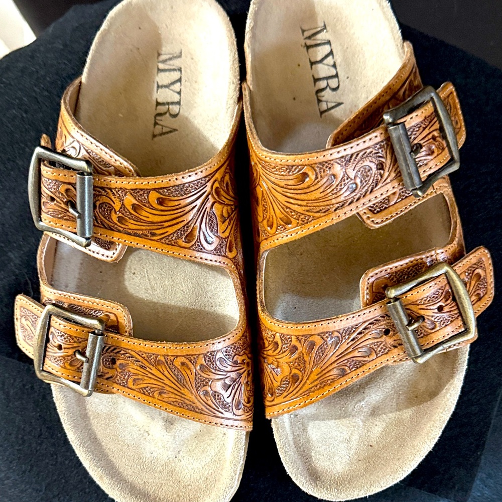 Myra Bag Brown Sandals